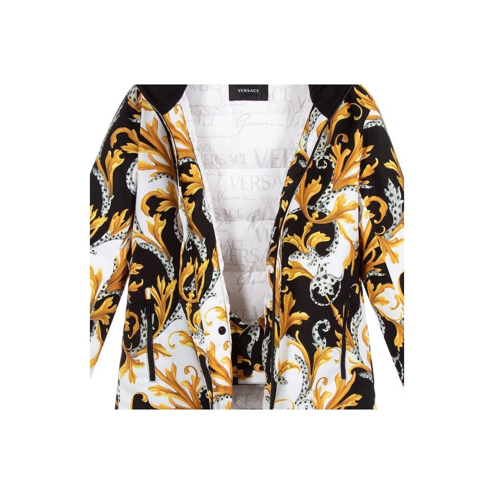 Versace Boys Acanthus Jacket Multi-Coloured