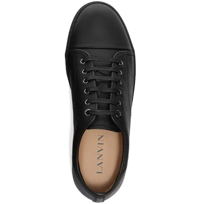 Lanvin Men&#39;s DBBI1 Low Top Trainers Black