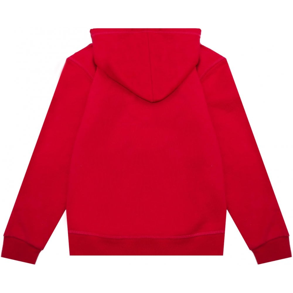 Dsquared2 Boys Pocket Hoodie Red