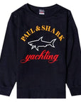 Paul & Shark Boy's Logo Sweater Navy