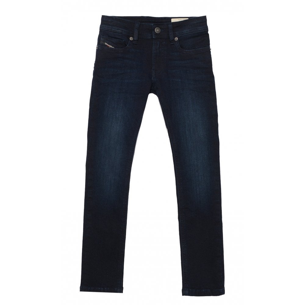 Diesel Boys Skinny Jeans Dark Blue