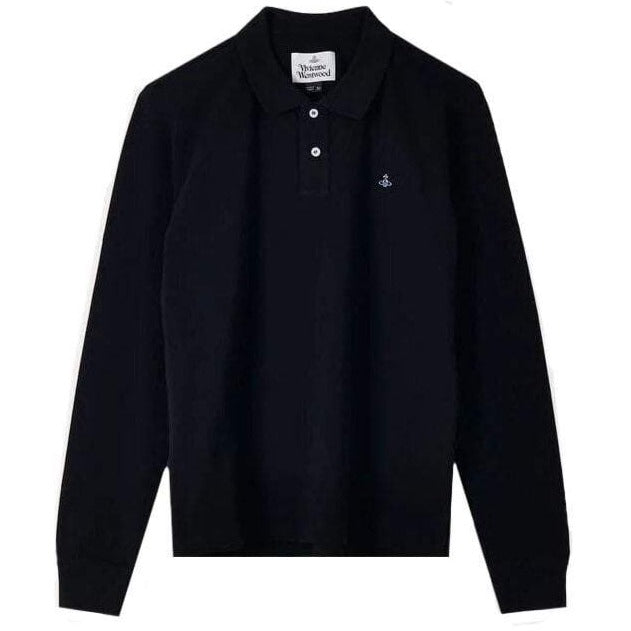 Vivienne Westwood Men&#39;s Long Sleeve Polo Black