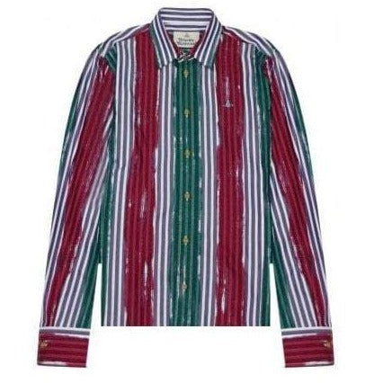 Vivienne Westwood Men&#39;s Painted Stripe Shirt Multi-Coloured