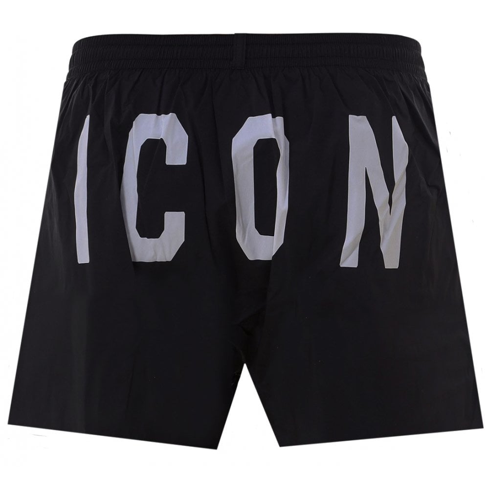 Dsquared2 Men&#39;s Icon Swimshorts Black