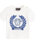Versace Baby Boys Cotton Logo T-shirt White