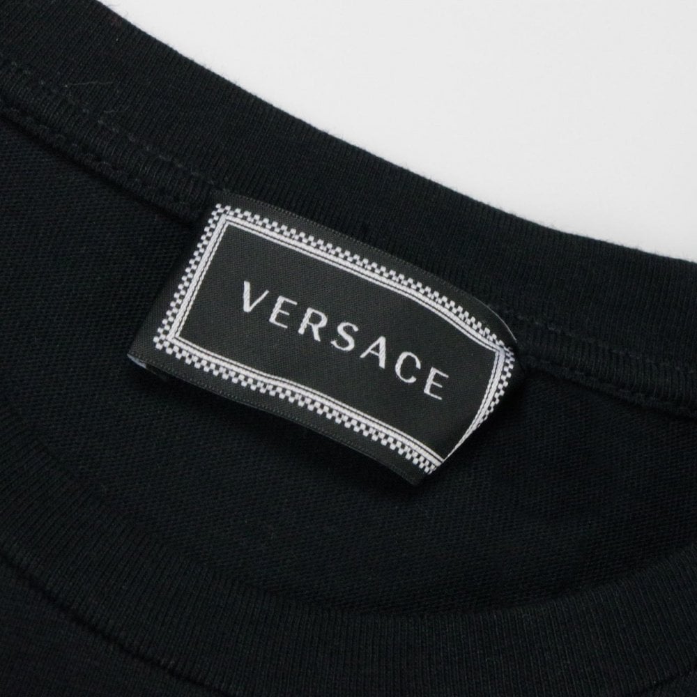 Versace Boys Logo T-shirt Black