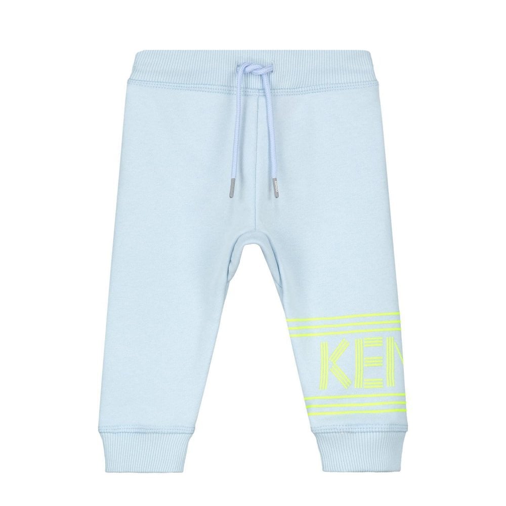 Kenzo Baby Boys Logo Print Joggers Light Blue