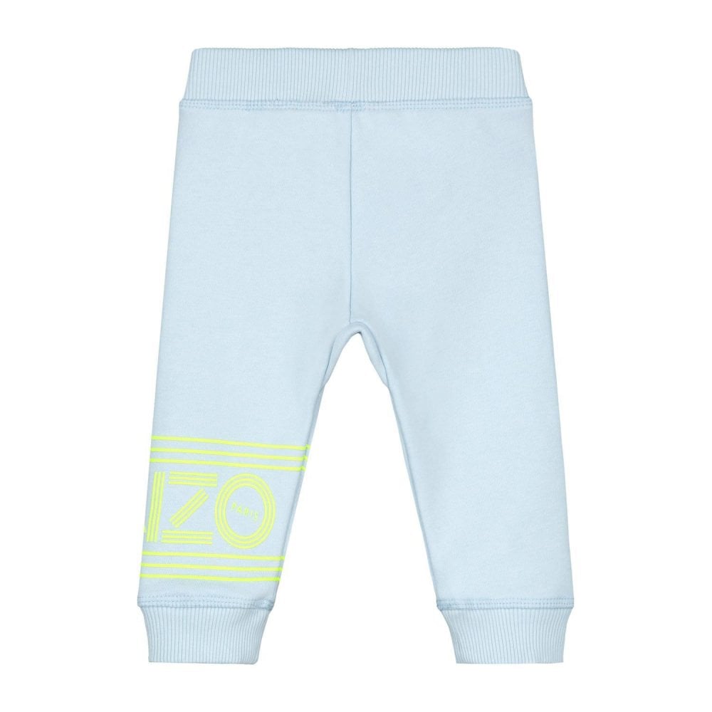 Kenzo Baby Boys Logo Print Joggers Light Blue