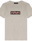 Neil Barrett Men's Future Print T-shirt Cream