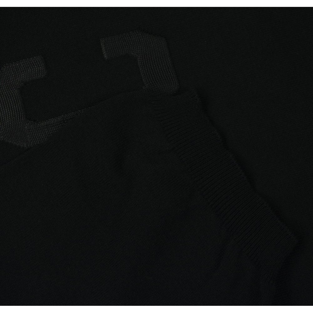Dsquared2 Men&#39;s Short Sleeve Logo Knitwear Black