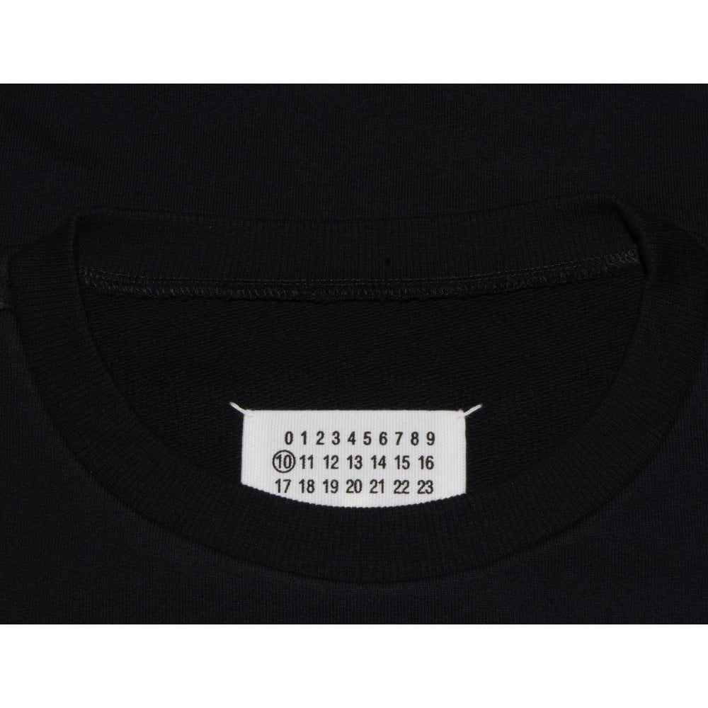 Maison Margiela Men&#39;s Embroidered Sweater Black