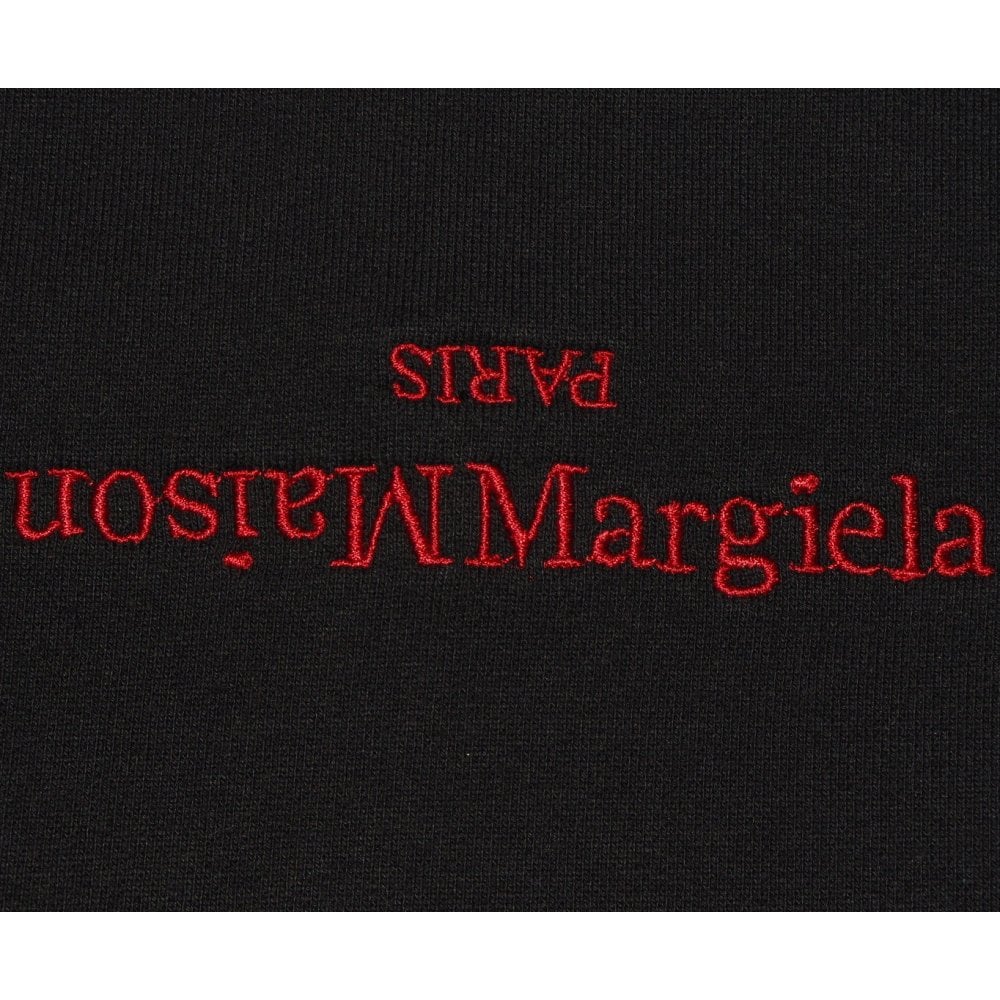 Maison Margiela Men&#39;s Embroidered Sweater Black