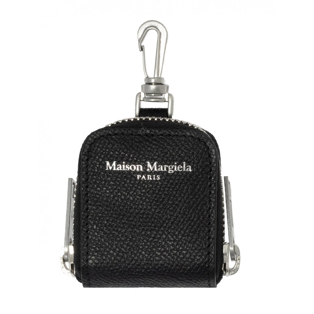 Maison Margiela Men&#39;s Leather Headphones Pouch Black