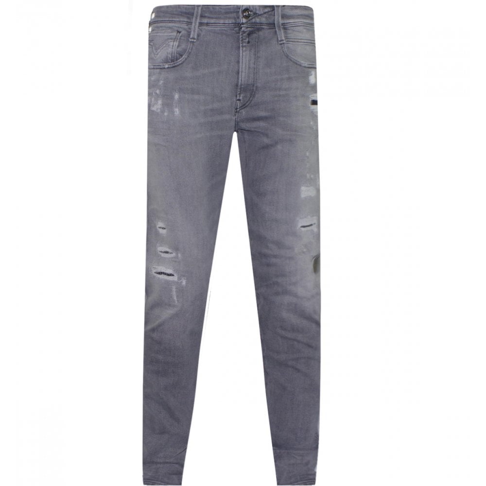 Replay Men&#39;s Anbass Jeans Grey