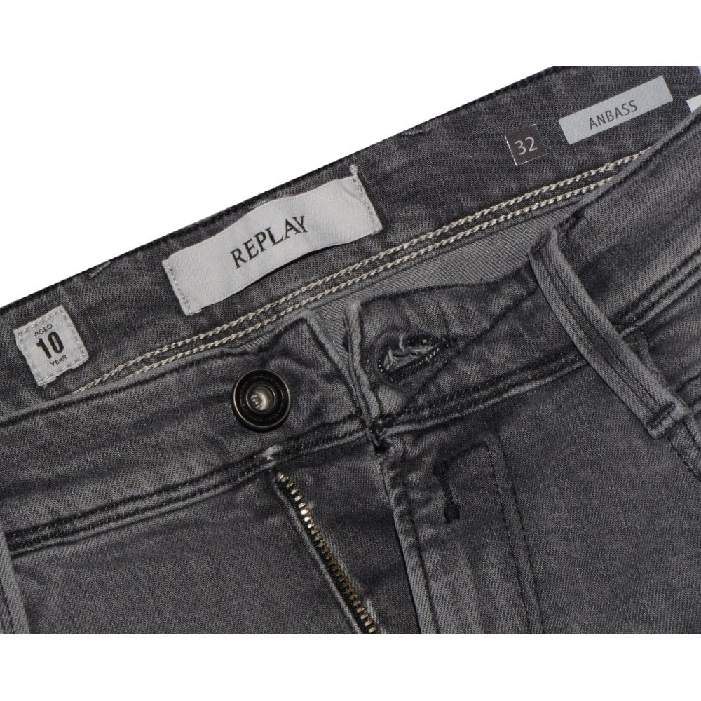 Replay Men&#39;s Anbass Jeans Grey