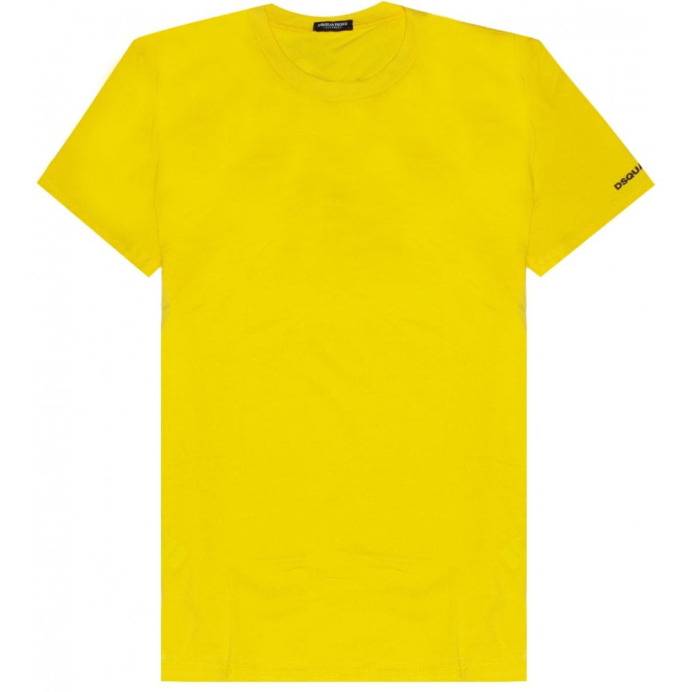 Dsquared2 Men&#39;s Arm Logo T-Shirt Yellow