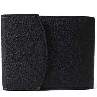 Maison Margiela Men&#39;s Leather Four Stitch Wallet Black