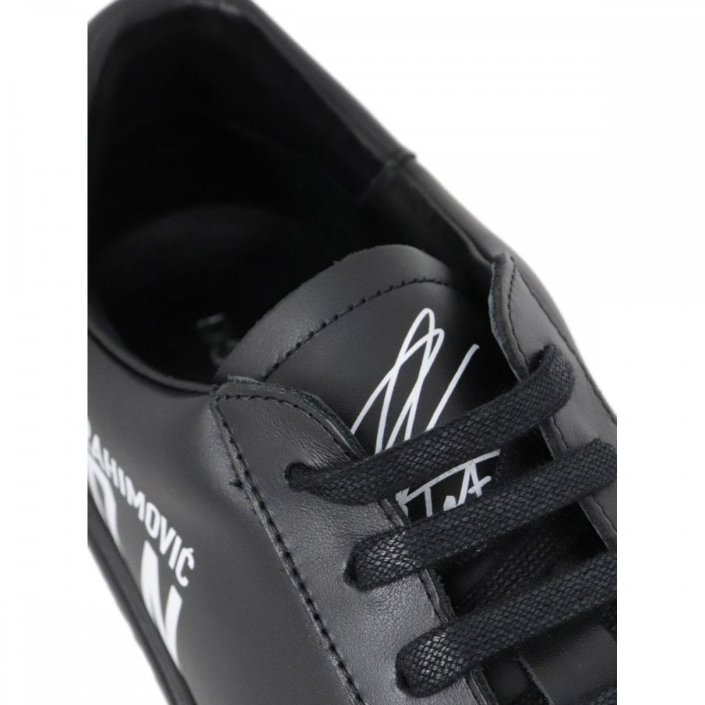 Dsquared2 Men&#39;s Ibrahimovic ICON Leather Trainers Black