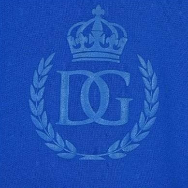 Dolce &amp; Gabbana Boys Cotton Logo Sweater Blue