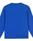 Dolce & Gabbana Boys Cotton Logo Sweater Blue