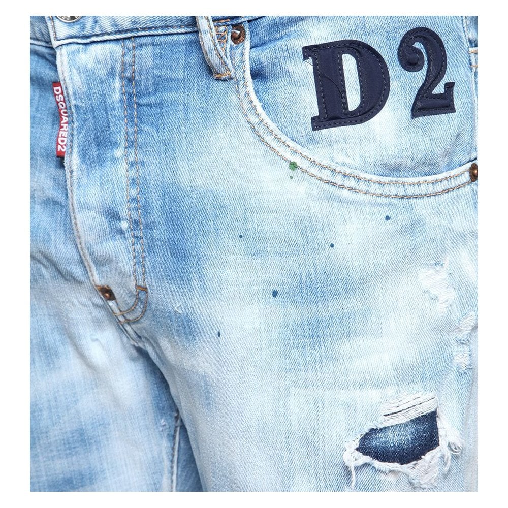 Dsquared2 Men&#39;s Skater Jeans Light Blue
