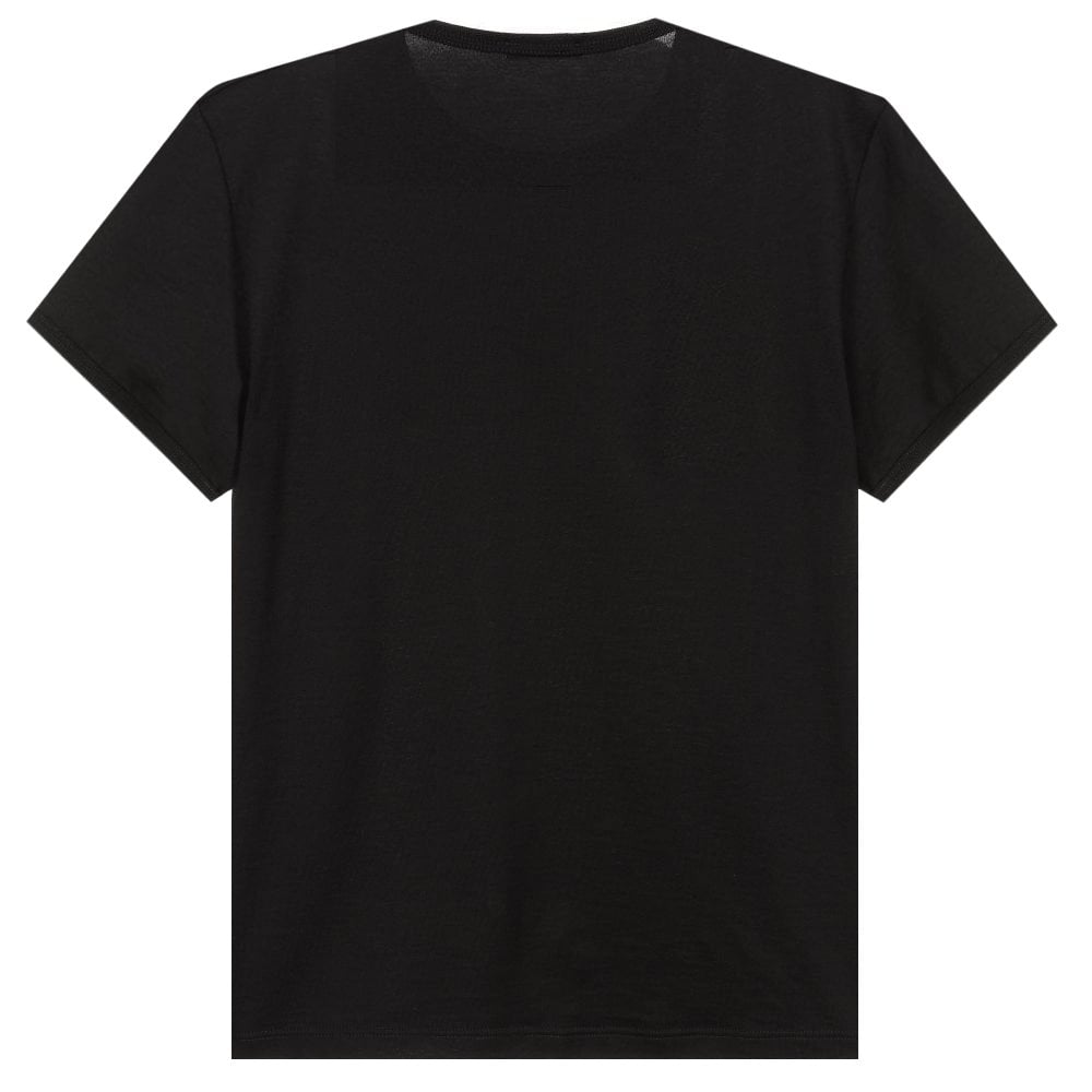 Dolce &amp; Gabbana Boys Camouflage Logo T-shirt Black