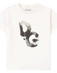 Dolce & Gabbana Baby Boys Camouflage T-Shirt White