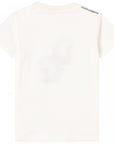 Dolce & Gabbana Boys Camouflage Logo T-Shirt White