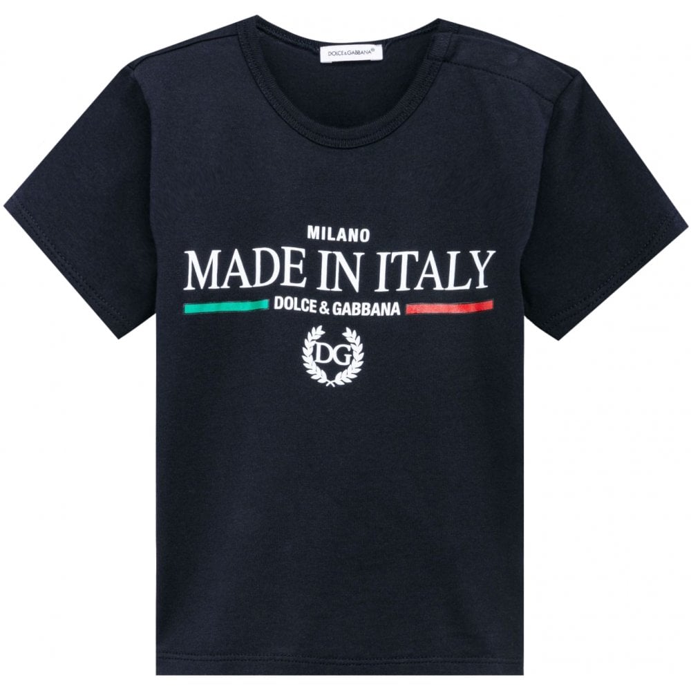 Dolce &amp; Gabbana Baby Boys T-Shirt Navy