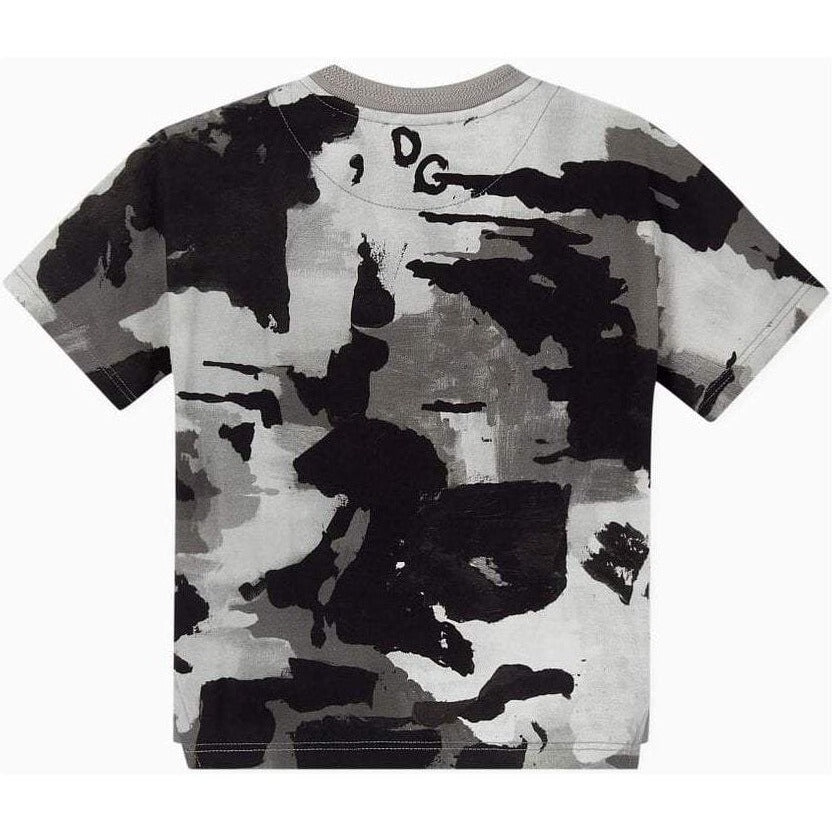 Dolce &amp; Gabbana Baby Boys Camouflage Pocket T-Shirt