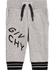 Givenchy Baby Boys Cotton Joggers Grey