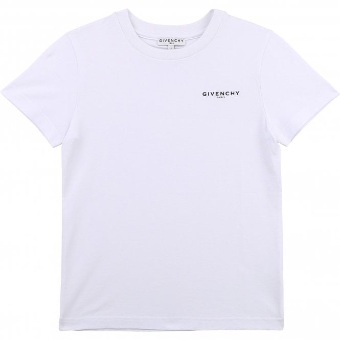 Givenchy Boys Cotton T-shirt White