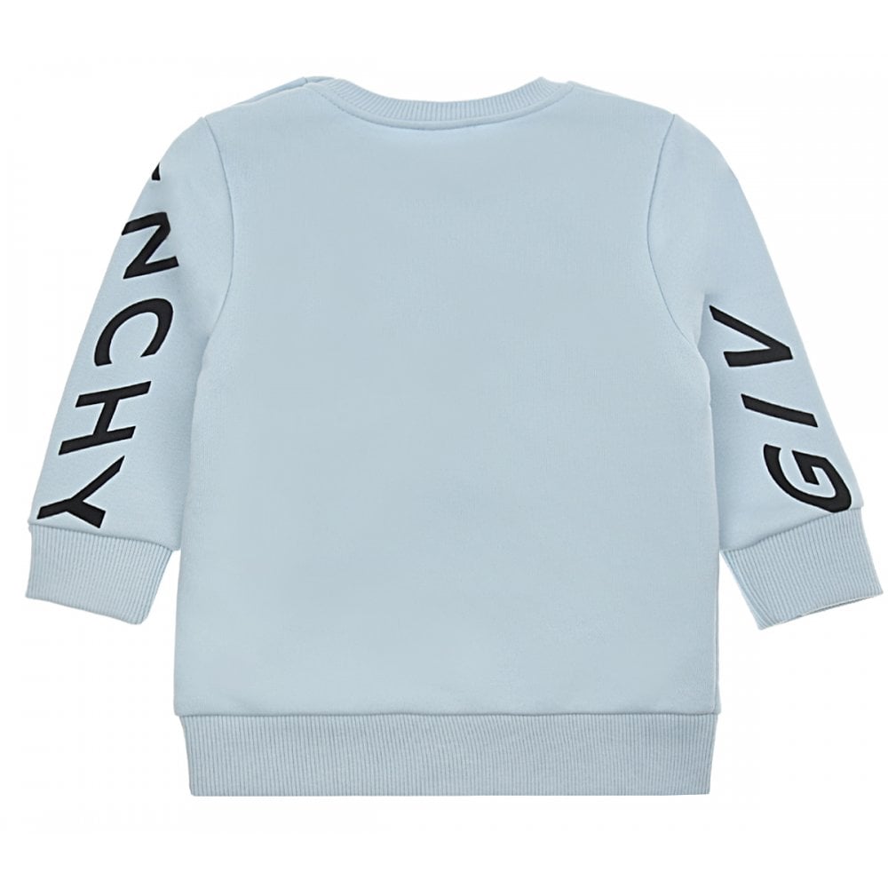 Givenchy Baby Boys Cotton Sweat Top Blue