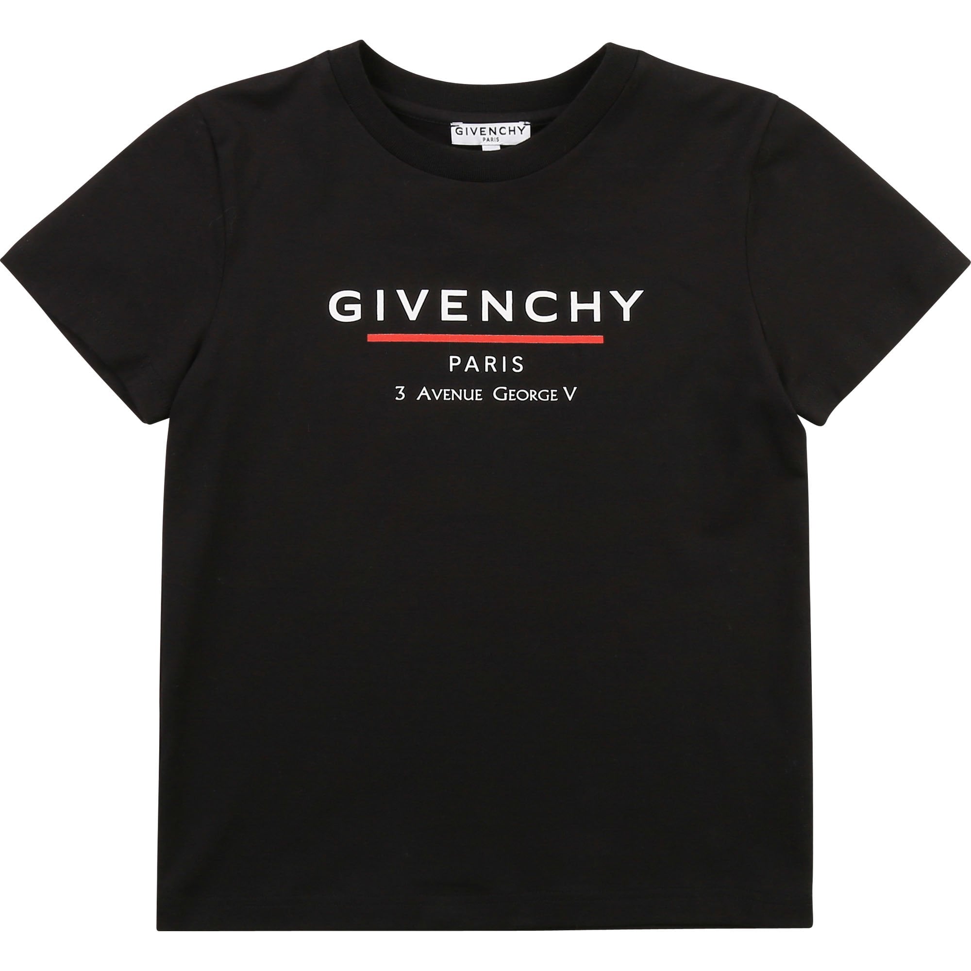Givenchy Boys Cotton T-shirt Black