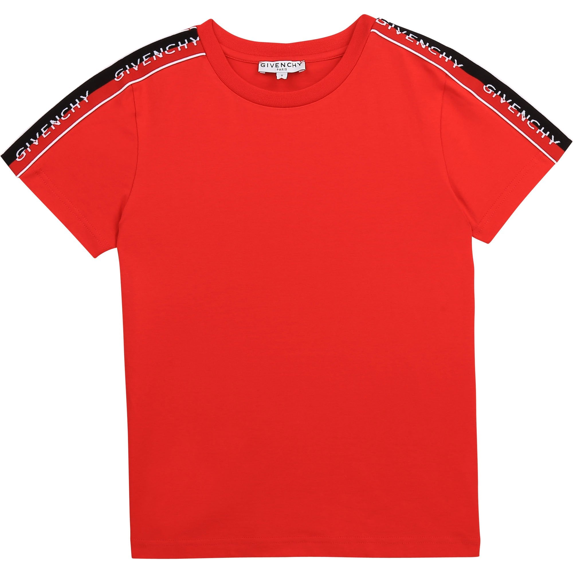 Givenchy Boys Cotton T-Shirt Red