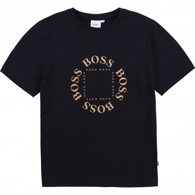 Hugo Boss Boys Logo T-shirt Navy