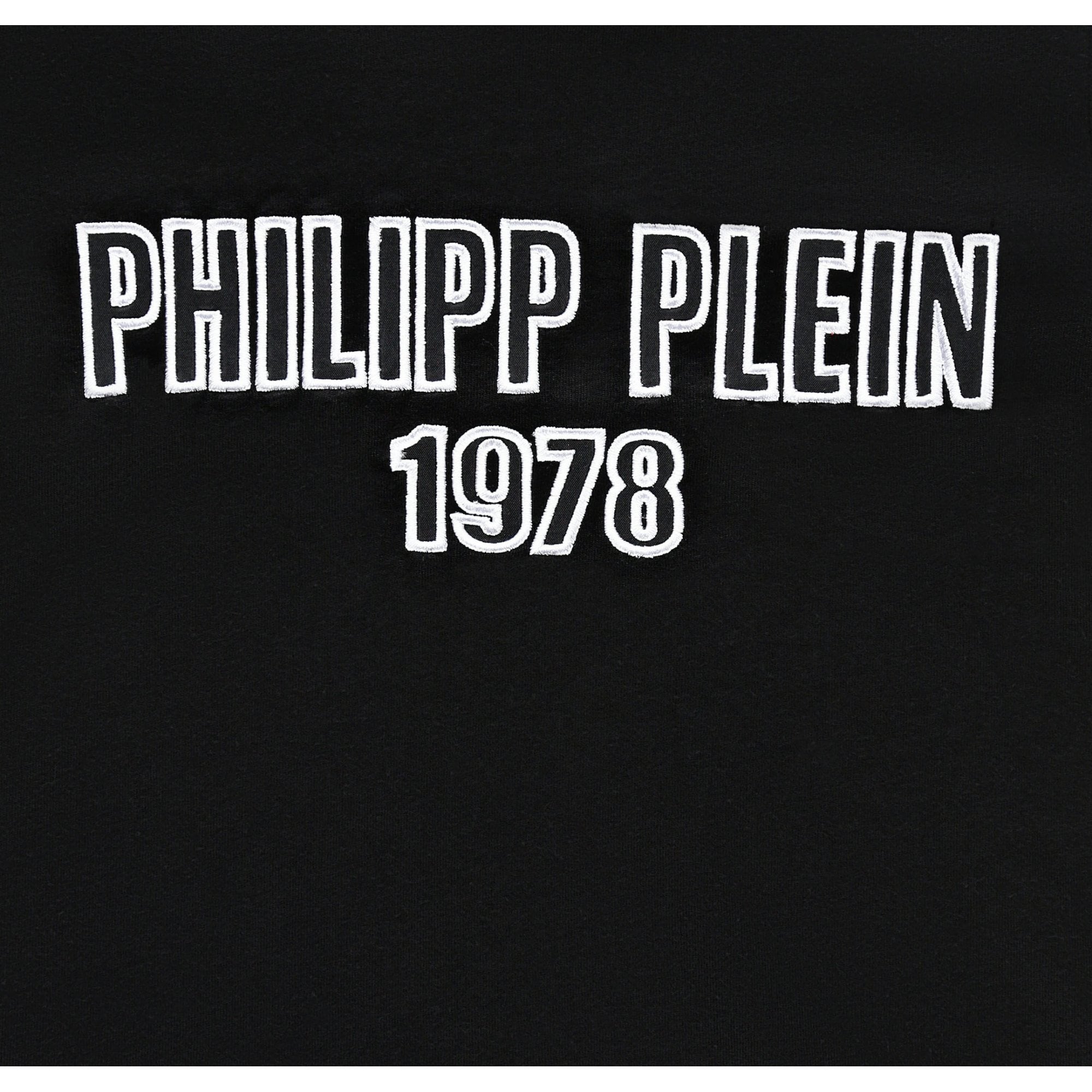 Philipp Plein Boy&#39;s Logo T-Shirt Black