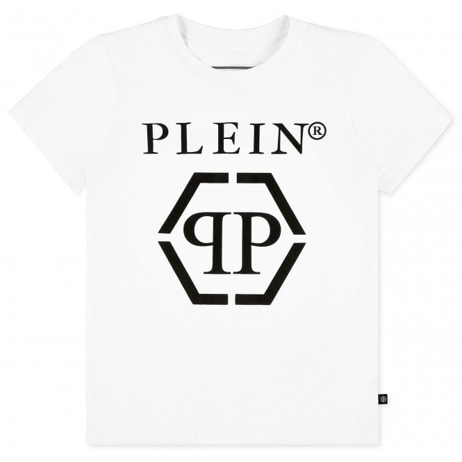 Philipp Plein Boy&#39;s T-shirt Logo Shirt White