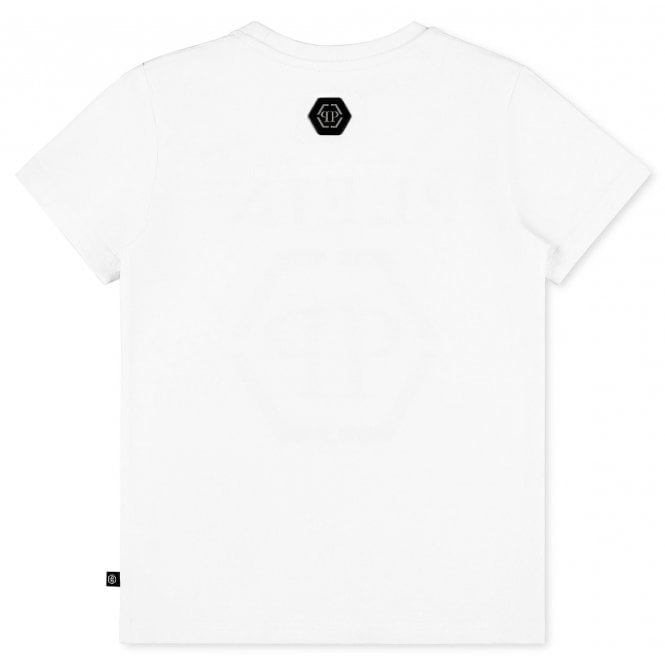 Philipp Plein Boy&#39;s T-shirt Logo Shirt White