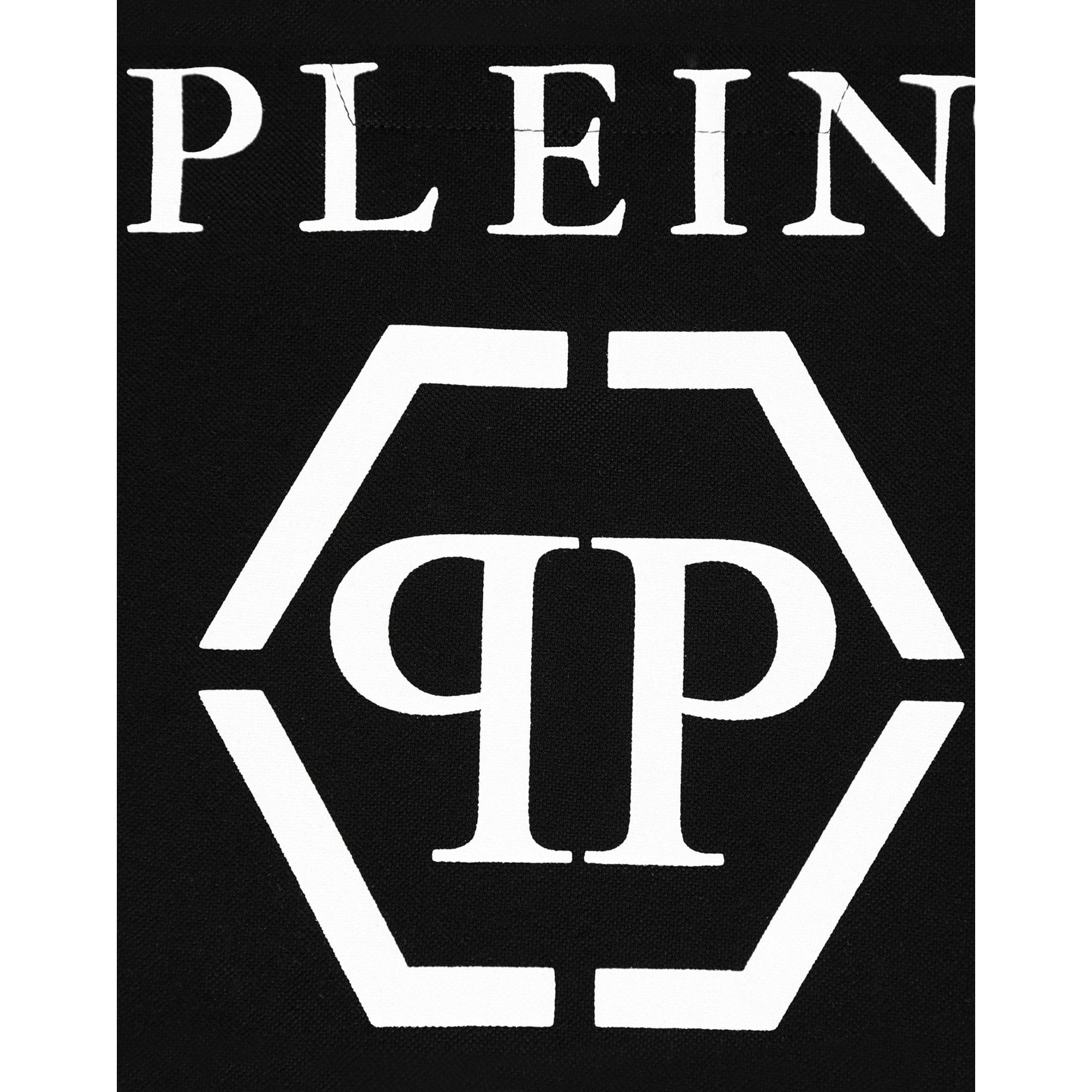 Philipp Plein Boy&#39;s Logo Polo Shirt Black
