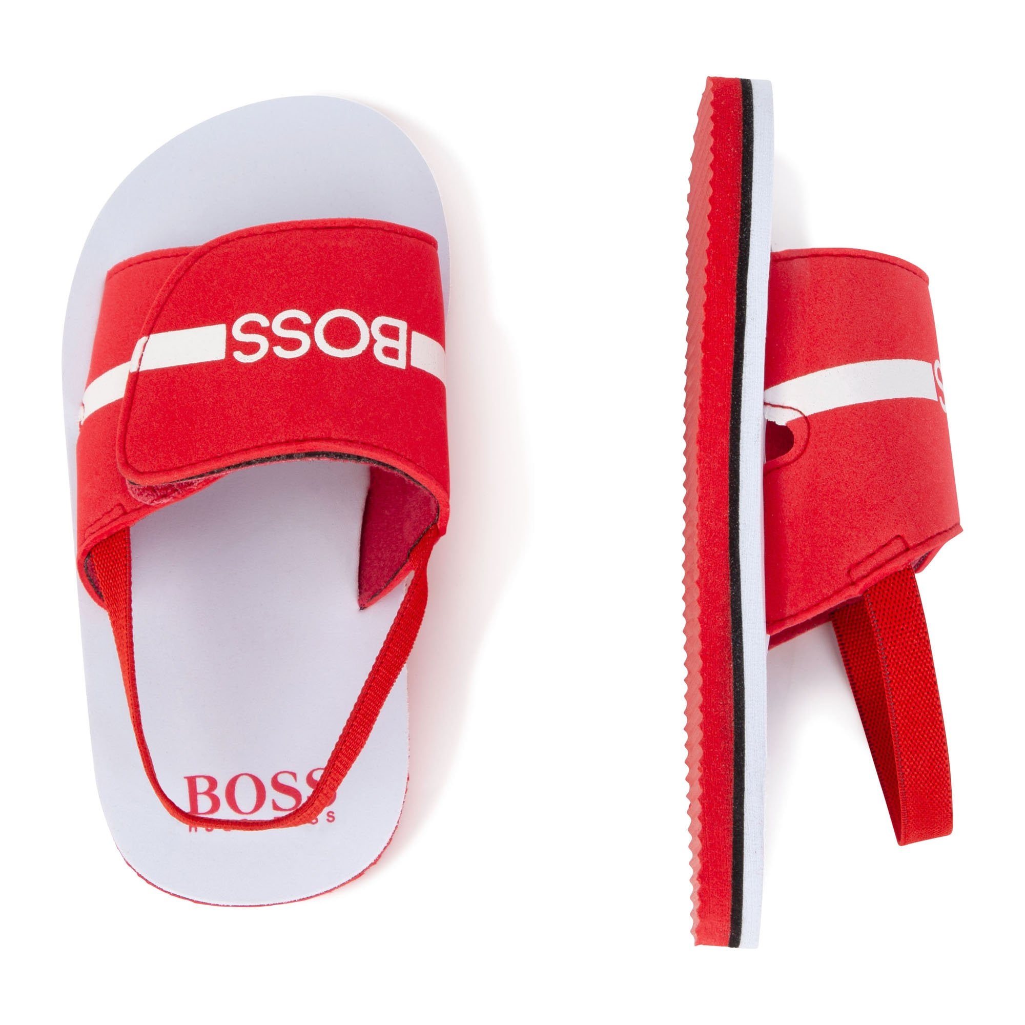 Hugo Boss Boys Sliders Red