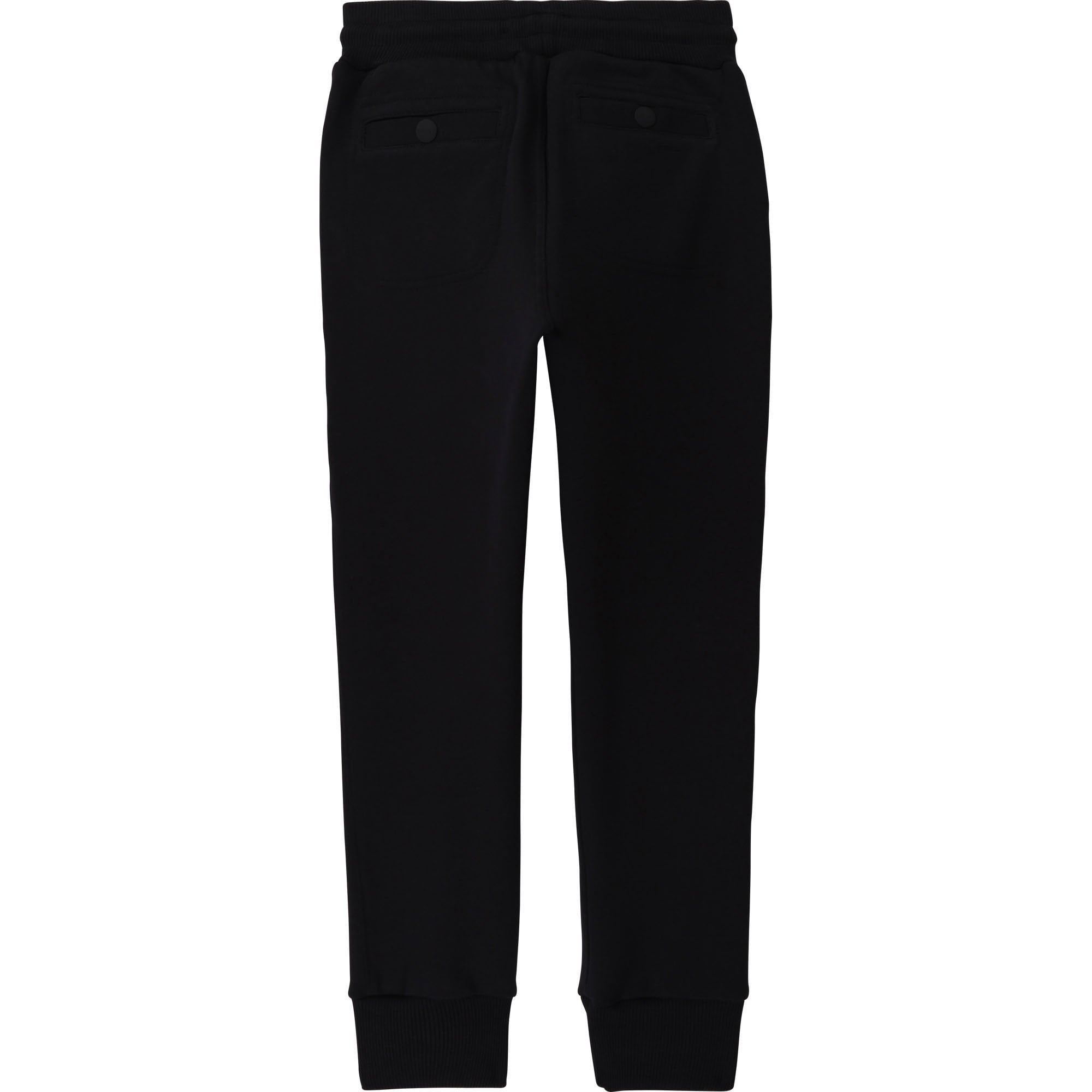 Lanvin Boys Logo-Embroidered Cotton Track Pants Black