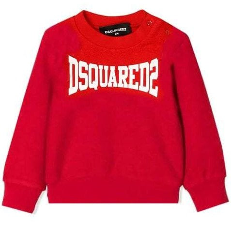Dsquared2 Boys Cotton Sweater Red