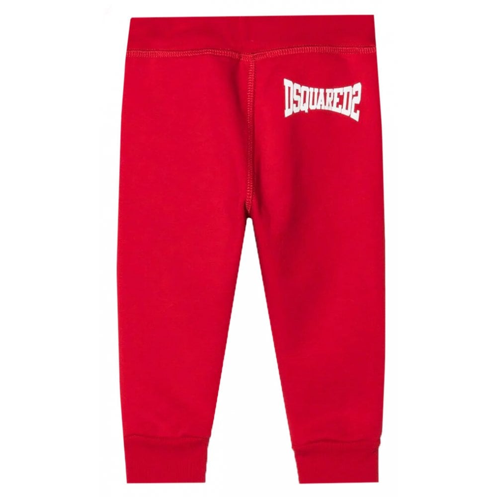 Dsquared2 Boys Cotton Joggers Red