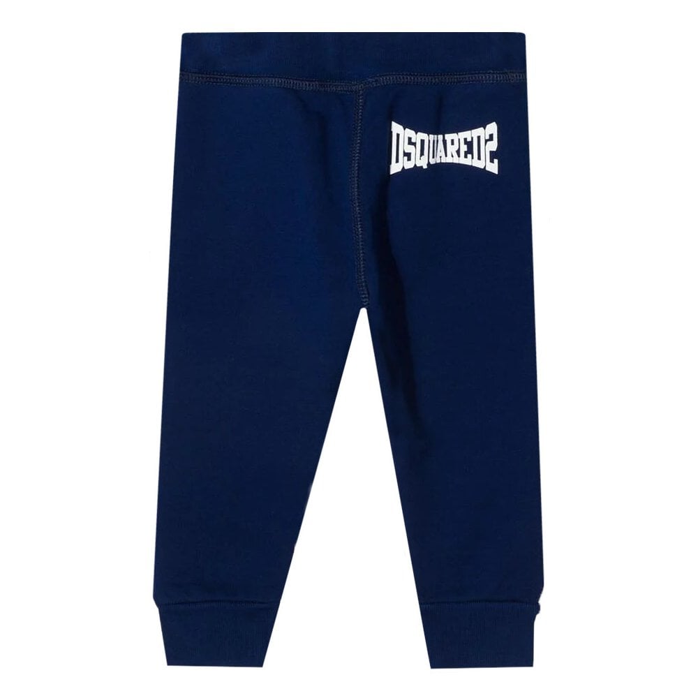 Dsquared2 Baby Boys Cotton Joggers Back Logo Blue