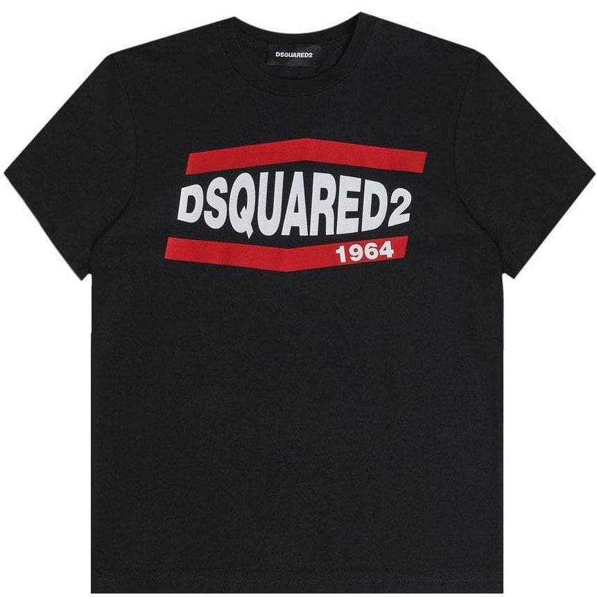 Dsquared2 Boys Cotton T-Shirt Black