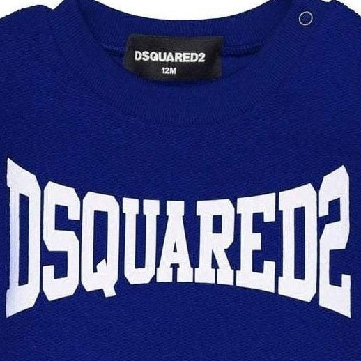 Dsquared2 Baby Boys Logo Sweater Blue