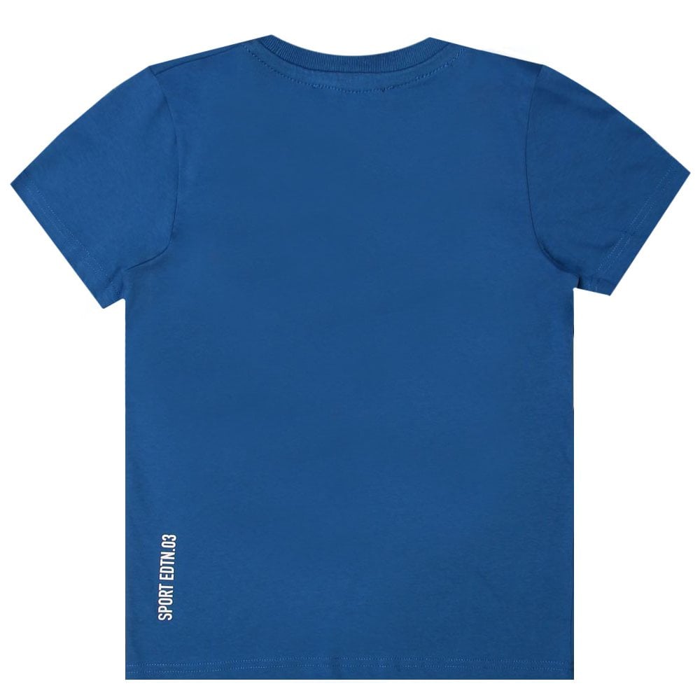 Dsquared2 Boys Leaf Logo T-Shirt Blue