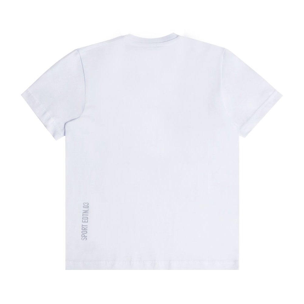Dsquared2 Baby Boys T-shirt Leaf Logo White