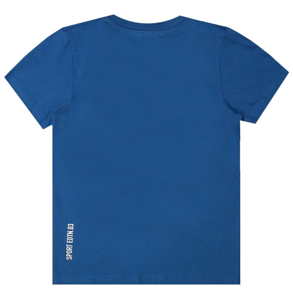 Dsquared2 Baby Boys T-Shirt Logo Leaf Blue